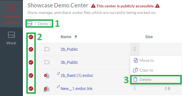 Deleting Multiple Items Deleting Multiple Items